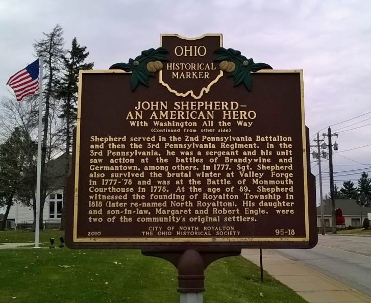 John Shepherd's historical marker